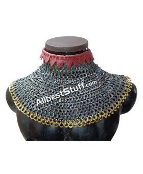 Titanium 9 MM High Neck Maille Collar